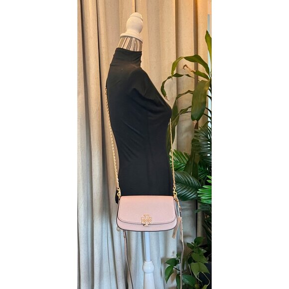 NEW!  Tory Burch Britten Convertible Crossbody Shoulder Bag in Shell Pink - Picture 14 of 15